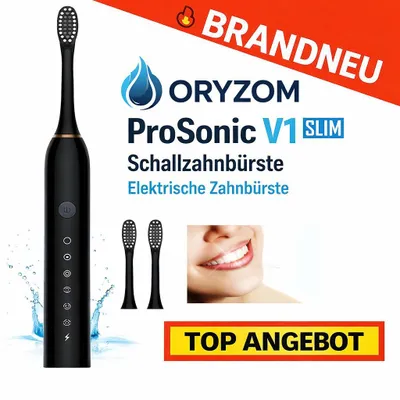 Produktbild von Oryzom™ ProSonic V1 Slim Schallzahnbürste Elektrische Zahnbürste Wasserdicht