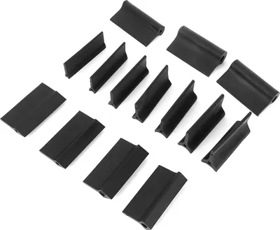 Produktbild von 14 Stück Schleifblock, Gummi-Schleifpapiermatte, flexibles Kontur-Polierpad, Holzbearbeitungswerkzeuge