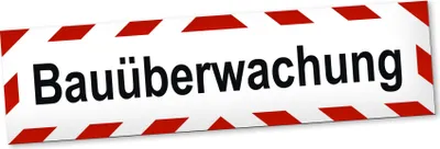 Produktbild von PantherPixel Bauüberwachung Magnetschild Auto Objektüberwachung Magnetfolie Geschenkidee 20 x 5 cm STANDARDFARBFOLIEN