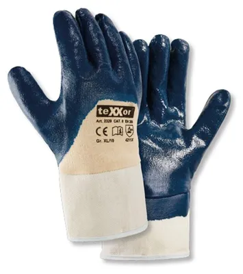 Produktbild von TEXXOR Nitrilhandschuhe 2329 blau  1 Paar