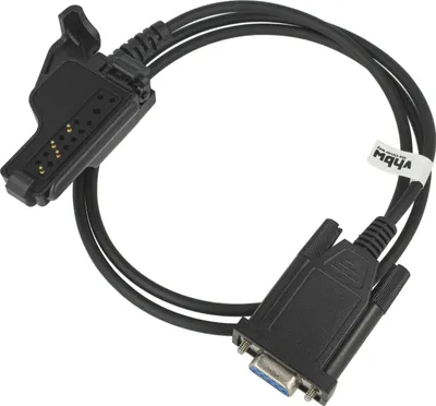 Produktbild von vhbw Programmierkabel RS-232 kompatibel mit Motorola GP900, GP1200, HT1000, HT1100 Computer & Peripheriegeräte - Seriell Adapter, 14,5 cm Schwarz