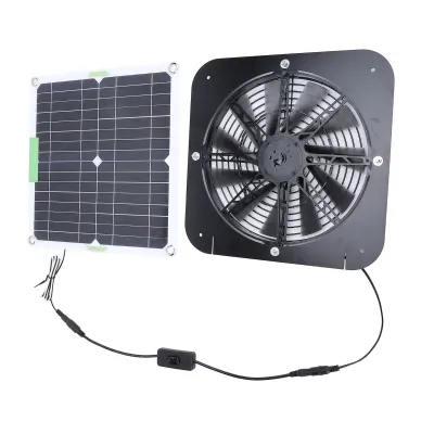 Produktbild von Solární výfukový ventilátor, solární panelový výfukový ventilátor, solární ventilátor, solární výfukový ventilátor, solární panelový ventilátor, solární panelový ventilátor pro dům pro domácí zvířata