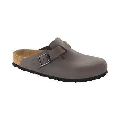 Produktbild von Birkenstock Boston Weichbettung Fettleder Herren Clogs Größe 43, Farbe: