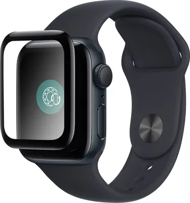 Produktbild von Force Glass, Displayschutz für Apple Watch 5/6/SE 44mm aus gehärtetem Glas 3D, Transparent