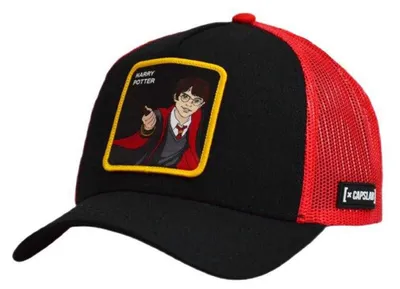Produktbild von Capslab - Trucker Cap für Herren PP10706 (Einheitsgröße) (Schwarz/Rot)