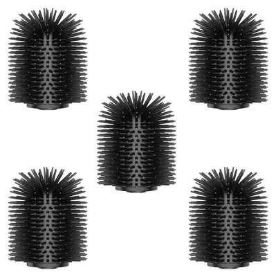 Immagine prodotto di Omgoods - Set di 5 spazzole per la pulizia del bagno in silicone, di ricambio