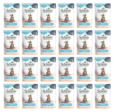 Obrázek produktu pro Schesir 01070103, Kotě, Jakékoli plemeno, Tuňák, 85 g