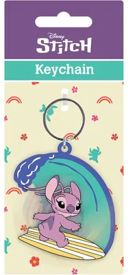 Productafbeelding van Disney Stitch-sleutelhanger met engelmotief