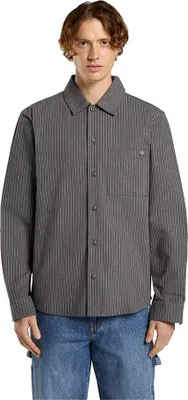Produktbild von Dickies Lima Pinstripe Langarmhemd Grau S Mann Grau S