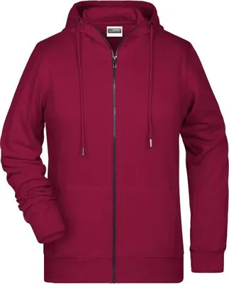 Produktbild von Sweat-Jacke mit Kapuze und Reißverschluss wine, Gr. S