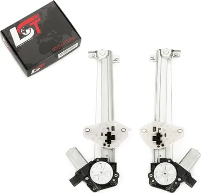 Produktbild von 2x Elektrischer Fensterheber mit Motor hinten links rechts für HONDA CIVIC VIII