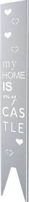 Produktbild von 'My Castle' Gartenstecker Gartenschild | Rost Garten-Deko | 120cm x 21cm, Design:My Castle