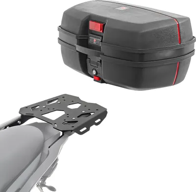 Produktbild von Set Topcase + Gepäckbrücke passend für Kawasaki Versys 650 14-25 # TB8