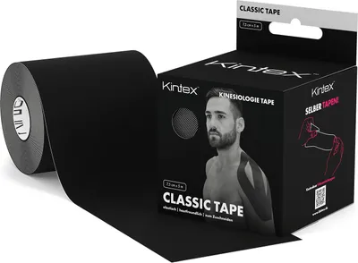 Produktbild von Kintex Kinesiologie Tape Classic 7,5 cm x 5 m Schwarz