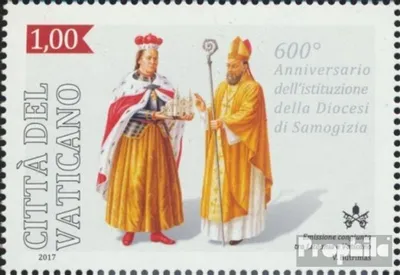 Produktbild von Briefmarken Vatikanstadt 2017 Mi 1895 (kompl.Ausg.) postfrisch Diözese Samogitien