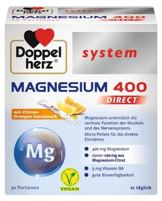Produktbild von Doppelherz system MAGNESIUM 400 DIRECT, 30 St. Beutel
