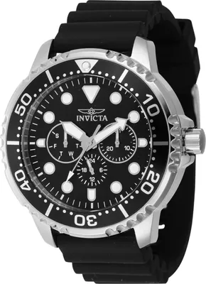 Immagine prodotto di Invicta Pro Diver 47234 Orologio da Uomo - Impermeabile - Analogico - Movimento Quarzo - acciaio inossidabile con quadrante nero - 48mm
