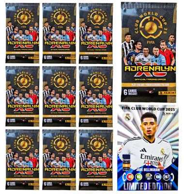 Produktbild von Panini Fifa Club World Cup 2025 Football Cards 10 Packets + 1 Limited Edition