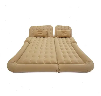 Obrázek produktu pro Nafukovací matrace do auta, typ SUV – vzduchová matrace na zadní sedadlo – 1,74 x 1,26 m – nosnost 300 kg – flísová PVC – pro kempování a cestování – černá