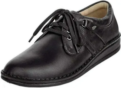 Produktbild von Finn Comfort, 96100, Herren, Prophylaxe, Schnürer, Schwarz, Leder, NEU - Herrenschuhe Prophylaxe Diabetiker, Schwarz