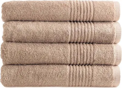 Produktbild von PHLOX PHLOX Handtuch Supreme Collection - 70x140 - 4 Stück - Green - 600 g/m2 weiche Baumwolle - sand