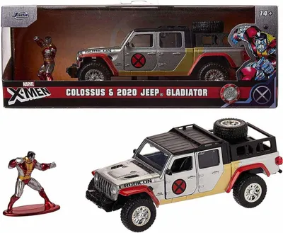 Produktbild von Jada Toys Marvel Diecast Modelle 1/32 X-Men Jeep Gladiator Display (6)