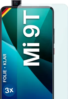 Produktbild von moex® 3x Schutzfolie kompatibel mit Xiaomi Mi 9T - Displayschutzfolie dünn Folie, Klar