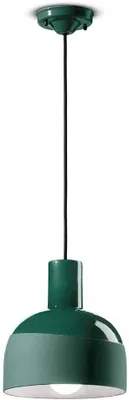 Produktbild von Deco Vintage Kronleuchter Caxixi Keramikflasche Grün 1 Licht E27