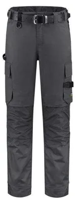 Image de Pantalon de travail Twill Cordura unisexe, Couleur : gris foncé, Taille : 46