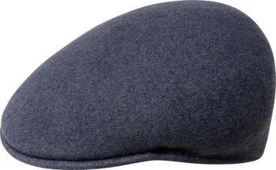 Produktbild von Kangol Flat Cap Schiebermütze 504 aus reiner Wolle, grau, Gr. XXL