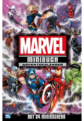 Obrázok produktu pre Galileo Press Adventskalender Marvel, Kniha, Voľne stojace, Viacfarebný, 24 dvere/dverí