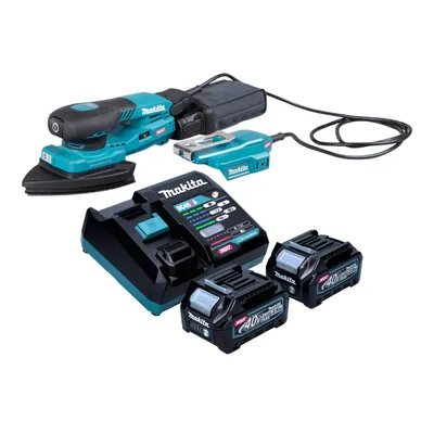 Produktbild von Makita BO 006 CGD201 Akku Deltaschleifer 40 V max. 100 x 150 mm 3,0 mm Hub Brushless + 2x Akku 2,5 Ah + Ladegerät