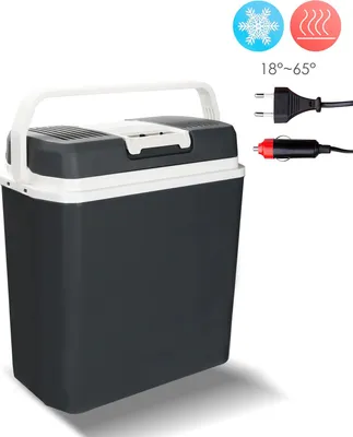 Produktbild von Izrielar Elektrische Kühlbox 20L Coolbox 12V/230V Kühlen & Warmhalten,Auto & Steckdose - Thermobox - Mini Kühlschrank - Für Camping, Picknick, Reisen