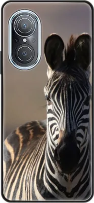 Produktbild von König Design Hülle kompatibel mit Huawei nova 9 SE Kunststoff Soft Handyhülle - Handy Case Zebra
