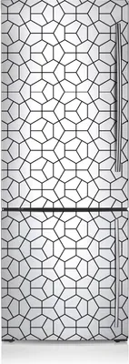 Obrázek produktu pro Fólie na lednici samolepky magnety na lednici dekorace fólie na lednici 60x180 cm - Geometrická postava