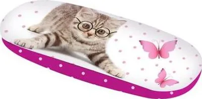 Zdjęcie produktu dla Etui Na Okulary 16,5X6,5X4Cm Kotek/Piesek