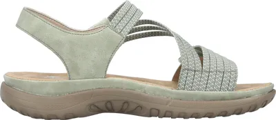 Produktbild von Rieker Damen Sandale Trekking Outdoor Stretch Klettverschluss 64870, Größe:40 EU, Farbe:Grün
