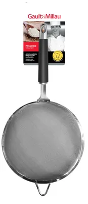 Edelstahl-Sieb zum Abtropfen von Pasta und Gemüse, 1 Stück