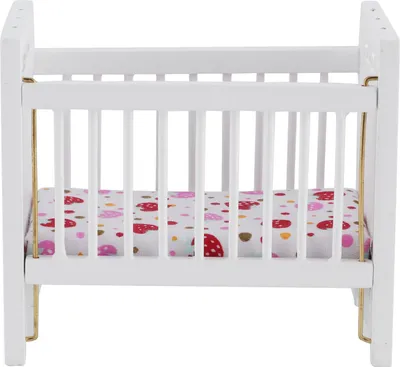 Produktbild von 1:12 Puppenhaus Mini -Bettmodell mit Matratzensimulationsmöbel Puppenhauszubehör