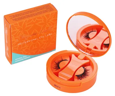 Produktbild von INF Integriertes Magnet-Wimpernset 1 Paar Premiumfaser 2.5cmx0.9cm Alltag