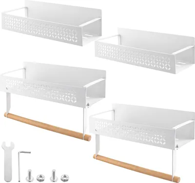 Produktbild von Magnetisches Kräuterregal - platzsparend - 1 Stück - Kohlenstoffstahl - 2 Größen