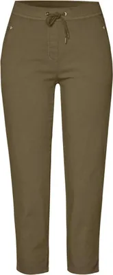 Produktbild von Damen Jogginghose Toni, Olive, elastischer Bund, seitliche Eingrifftaschen