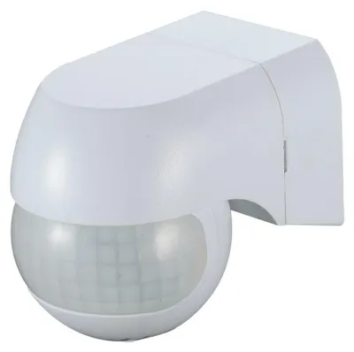 Produktbild von hoftronic PIR-Bewegungsmelder 400W 180° 12m IP44 Weiß