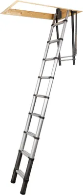 Immagine prodotto di Scala telescopica per mansarda, lunghezza regolabile 2,3 - 2,7 m, alluminio