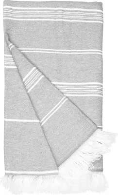 Produktbild von The One Towelling® T1-RHAM | Recycled Hamam Towel - 100 x 180 cm - Farbe: Ash Grey - Größe: 100 x 180 cm