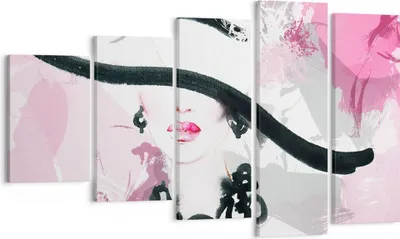 Produktbild von Bild auf Leinwand - Leinwandbild - Frau Abstraktion - 100x60cm - Wand Bild - Wanddeko - Wandbilder - Leinwanddruck - Bilder - Kunstdruck - Wanddekoration - Leinwand bilder - Wandkunst - EG100x60-3690