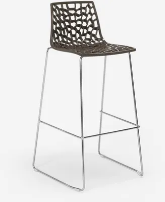 Immagine prodotto di Sgabello da cucina Grand Soleil 74 cm design Spider Slitta - Brown
