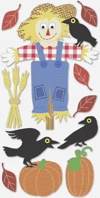 Produktbild von Sticker-Etikett Herbst 11 Stück bunt Packung mit 6 Stück