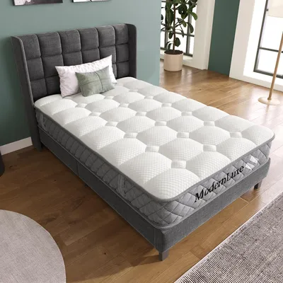 Produktbild von Orthopädische Kaltschaummatratze 90x200 cm, 7-Zonen-Taschenfederkern, H3, Weiß