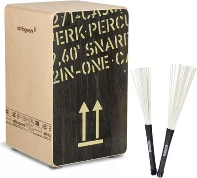 Obrázok produktu pre Schlagwerk CP404 BLK Cajon s kefami